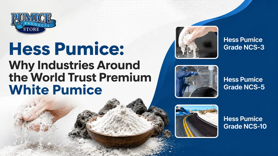 Hess Pumice: Why Industries Around the World Trust Premium White Pumice