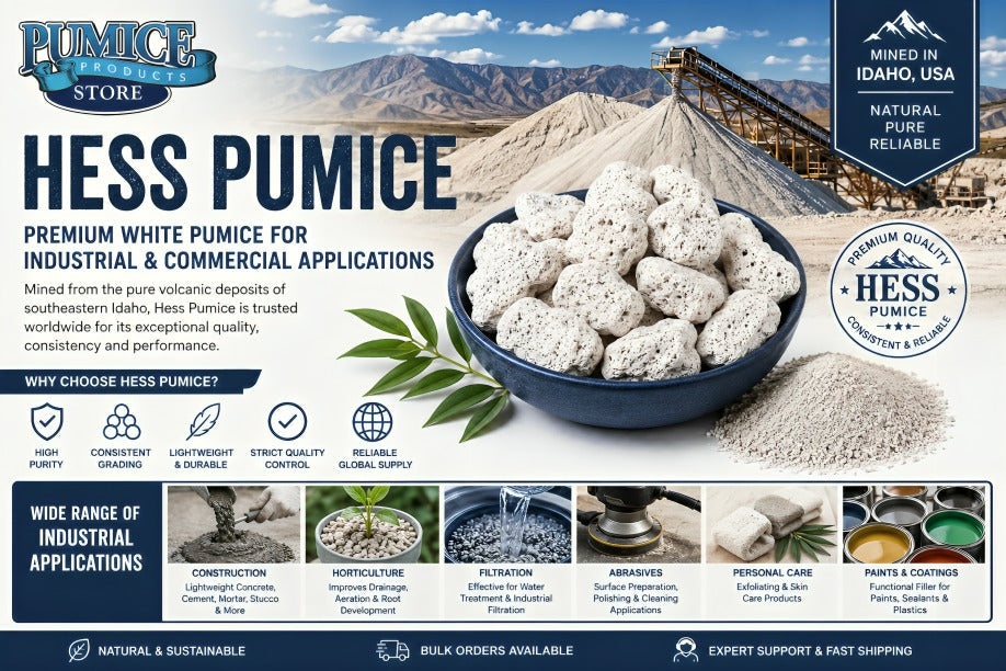 Hess Pumice: Why Industries Around the World Trust Premium White Pumice