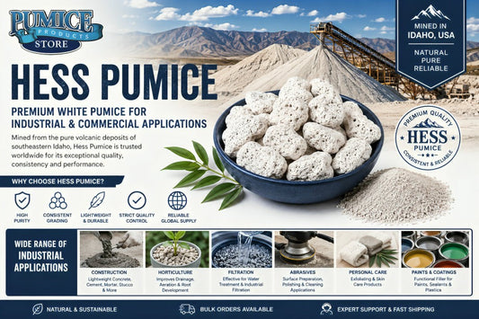 Hess Pumice: Why Industries Around the World Trust Premium White Pumice