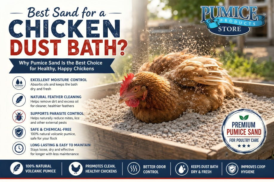 Sand for Chicken Dust Bath: Why Pumice Sand Is the Best Choice for a Healthy Flock