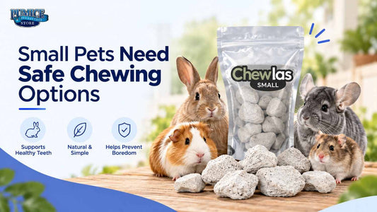 Why Small Pets Need Safe Chewing Options: A Guide to Pumice Chew Stones