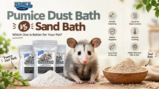 Pumice Dust Bath vs Sand Bath: Which Is Safer for Your Chinchilla?