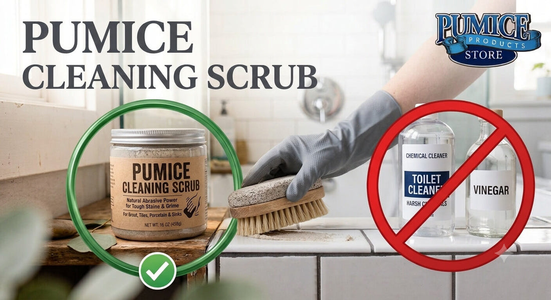 pumice cleaning scrub better than chemicals