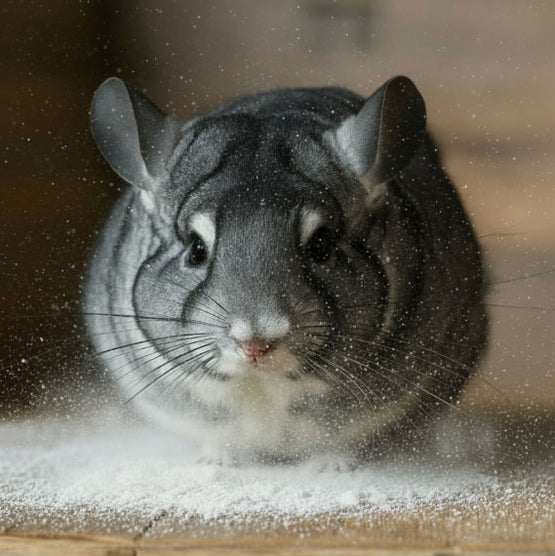 Chinchilla After Bath