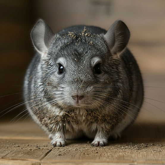 Chinchilla Before Bath