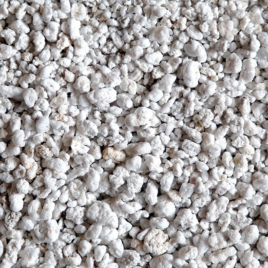 close-up of expanded perlite