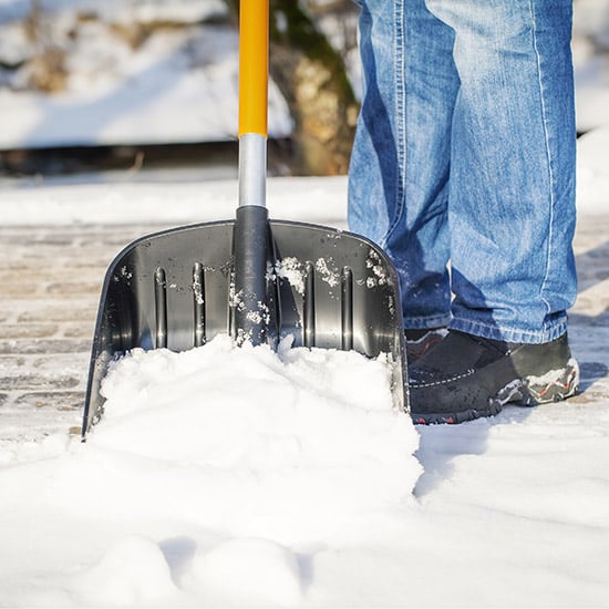 Perltrax provides instant grip on icy surfaces